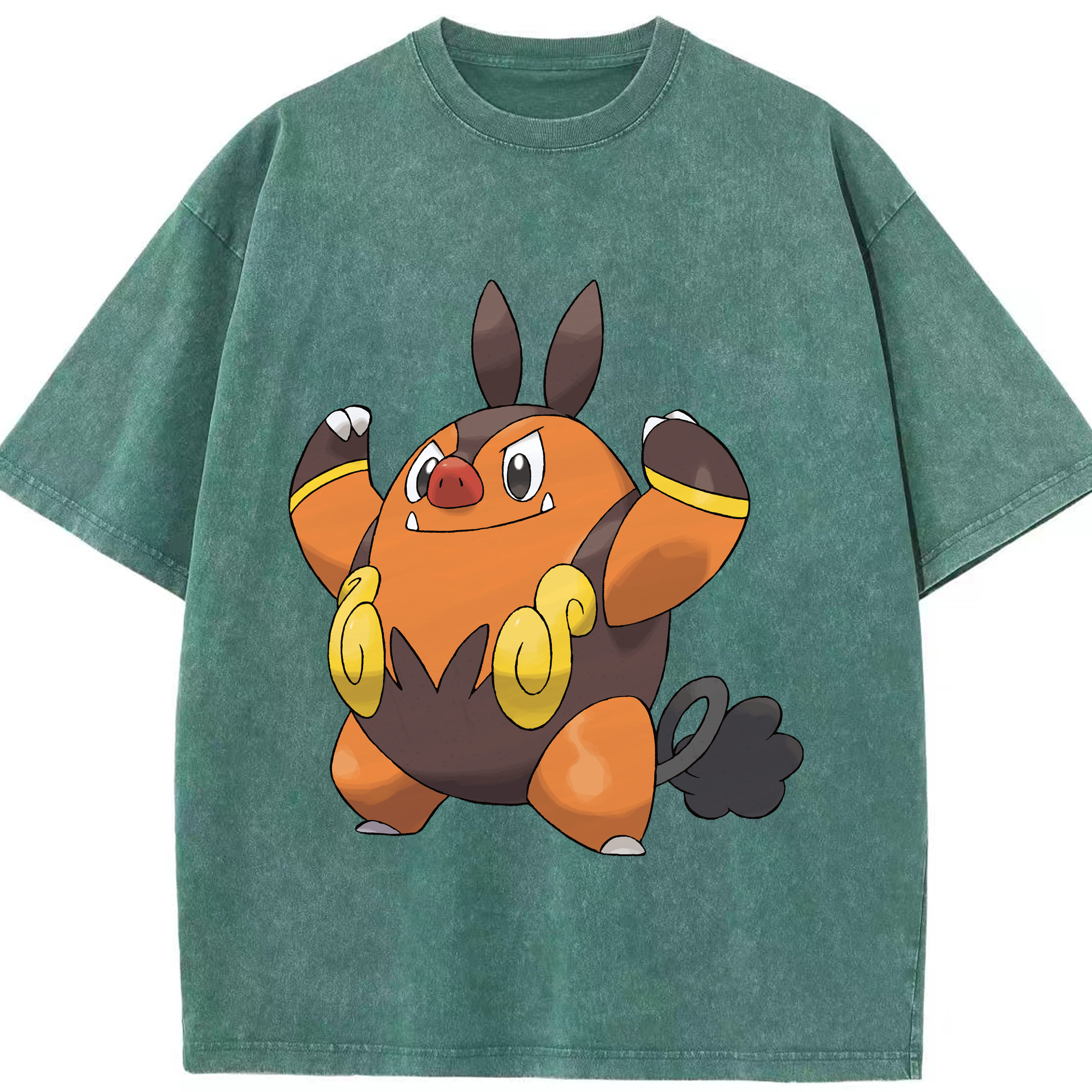 （画像用） ポケットモンスター Pokémon 綿100% ヴィンテージ風 半袖Tシャツ（フロントプリント）